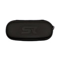 SR Performance Eyewear protective sunglasses case with embossed SR logo and durable matte black design