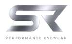 SR Performance Eyewear metallic logo 