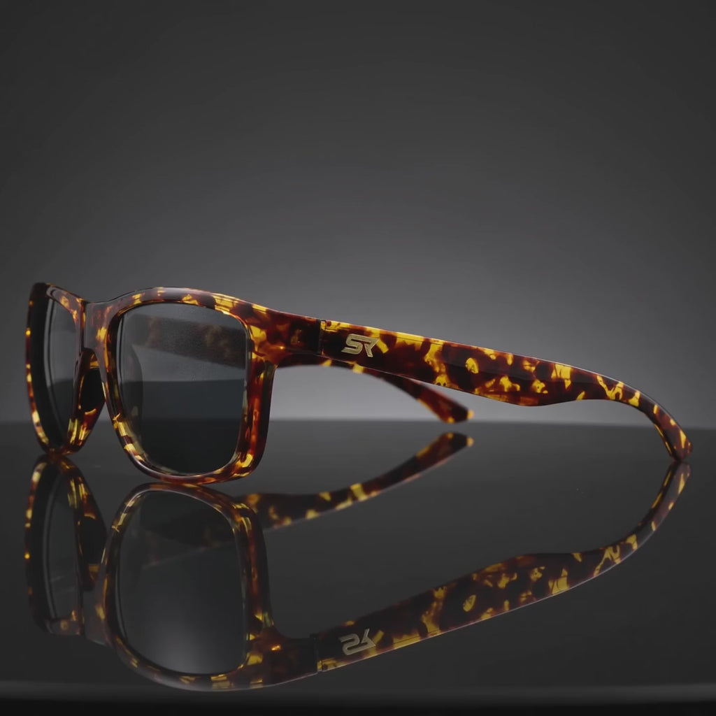 SR Apex Tokyo Tortoise with gray lenses — rotating product view