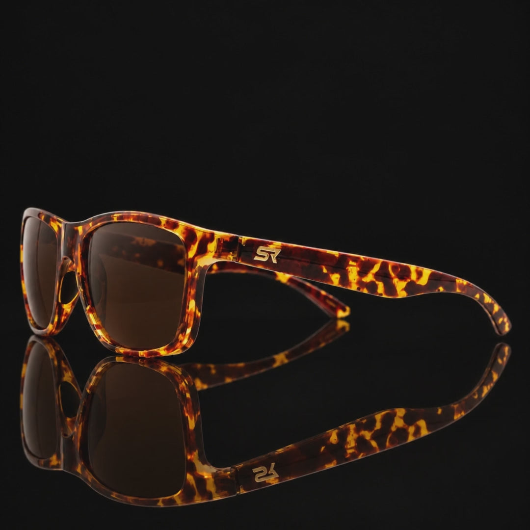 Apex Tokyo Tortoise Bronze — black studio turn to front